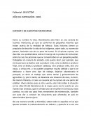 Ensayo libro: Canasta de Cuentos Mexicanos