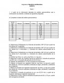 Asignatura: Beneficio de Minerales