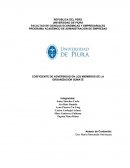 COEFICIENTE DE ADVERSIDAD EN LOS MIEMBROS DE LA ORGANIZACIÓN SÚMATE