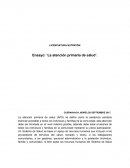 Atención Primaria en Salud