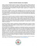 Cuando el alcohol alcanzo a las mujeres.