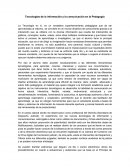 Tecnologías de la información y la comunicación en la Pedagogía
