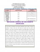 CRÓNICA DE UNA MUERTE ANUNCIADA