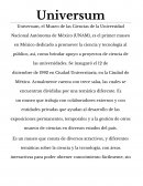 Bitacora de Universum