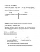 CUENTAS CONTABLES, DEBE HABER