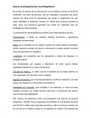 Que es la programación neurolingüística