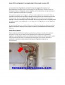 Sensor NTC de refrigerador ⇐ no congela abajo ⇐ Cómo medir un sensor NTC