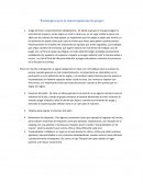 Estrategias para la autoregulación de un grupo