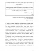 CÁTEDRA POLÍTICA Y LEGISLACIÓN DE LA EDUCACIÓN