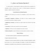 ¿Qué es un Sistema Operativo?