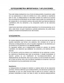 ESTEQUIOMETRIA IMPORTANCIA Y APLICACIONES