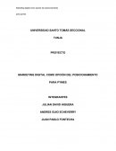 PROYECTO MARKETING DIGITAL COMO OPCIÓN DEL POSICIONAMIENTO