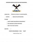 TÉCNICA DE ESTUDIO Y DE INVESTIGACIÓN