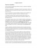 Lenguaje corporal Expresarse sin palabras