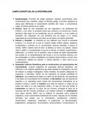 CAMPO CONCEPTUAL DE LA EPISTEMOLOGÍA