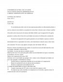 CARRERA ADMINISTRACIÓN DE EMPRESAS CONTROL DE COSTOS I