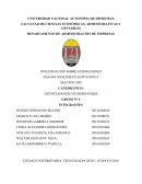 INVESTIGACIÓN SOBRE ESTIMACIONES - ANALISIS CUANTITATIVO I