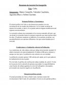 Condiciones y Calidad de vida de la Población.