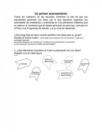 Un primer acercamiento. Página 1