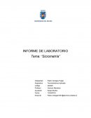 INFORME DE LABORATORIO Tema: “Sicrometría”