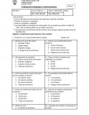 Evaluación Lenguaje y comunicación “Son tumikes”