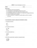 UNIDAD: “El mundo está plagado de números”