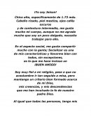 Proyecto de vida. ¡Yo soy Jeison!