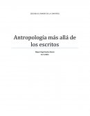 Antrpologia mas alla de los ecritorios