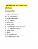 Receta pan de aceituna y albahaca