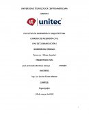 VIAS DE COMUNICACIÓN I NOMBRE DEL TRABAJO