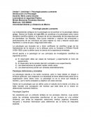 Psicología pasado y presente