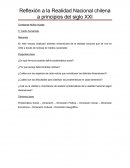 Reflexión a la realidad chilena del siglo XIX