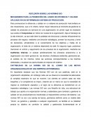 Reflexiones normas ISO