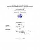 Difrentes Formas de decidir