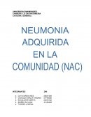 LA NEUMONÍA ADQUIRIDA EN LA COMUNIDAD (NAC)