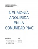 LA NEUMONÍA ADQUIRIDA EN LA COMUNIDAD (NAC)