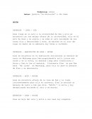 GUIÓN LITERARIO of ADIÓS