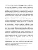 Nils Erland Hebert Nordenskiöld: expediciones en Bolivia