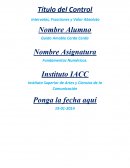 Intervalos, Fracciones y Valor Absoluto