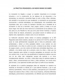 LA PRACTICA PEDAGOGICA, UN NUEVO MUNDO DE SABER