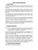 Diseño y gestión de servicios