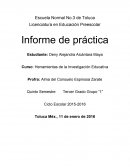 INFORME FINAL PRÁCTICA. Herramientas de la Investigación Educativa