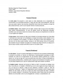 Proyecto personal y profesional