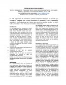 TIPOS DE REACCION QUIMICA