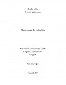 Reseña critica el olvido que seremos