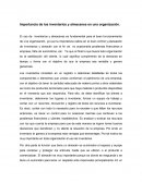 Importancia de los inventarios y almacenes en una organización