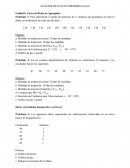 Problemas de datos no agrupados