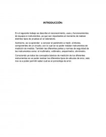 RESULTADOS DE LABORATORIO: ELECTRICIDAD. Página 1
