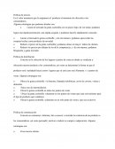 Política de precios