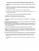 Aspectos de la economía durante la República Aristocrática (1895-1919)